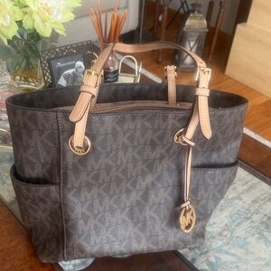 Michael Kors Dark Brown Signature Tote